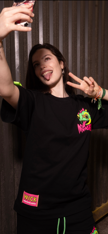 Chameleon T-shirt Black