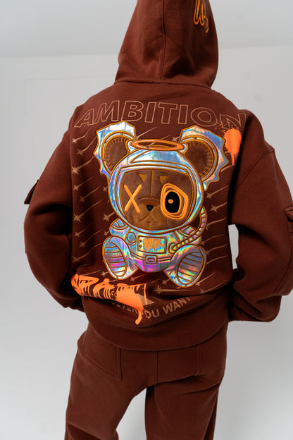 SPACE BROWN HOODIE
