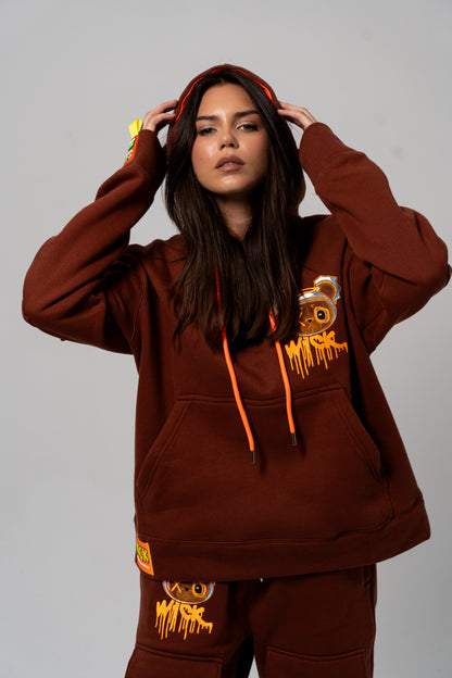 SPACE BROWN HOODIE