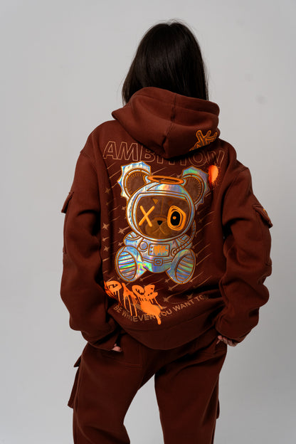SPACE BROWN HOODIE