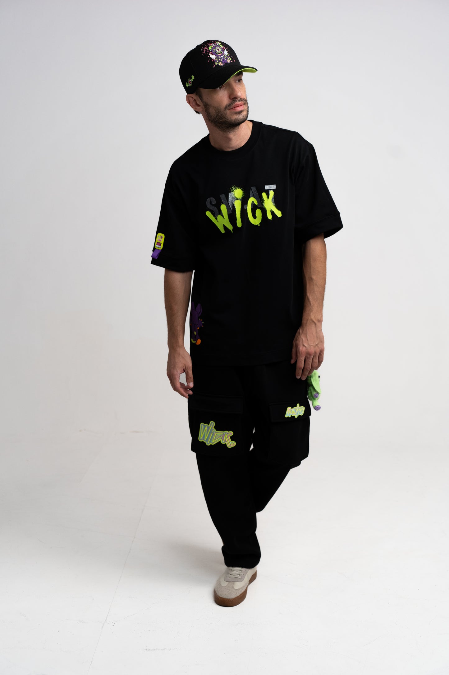 T-SHIRT OVERSIZED SWAT BLACK