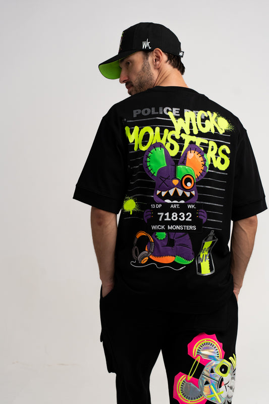 SWAT OVERSIZED T-SHIRT BLACK