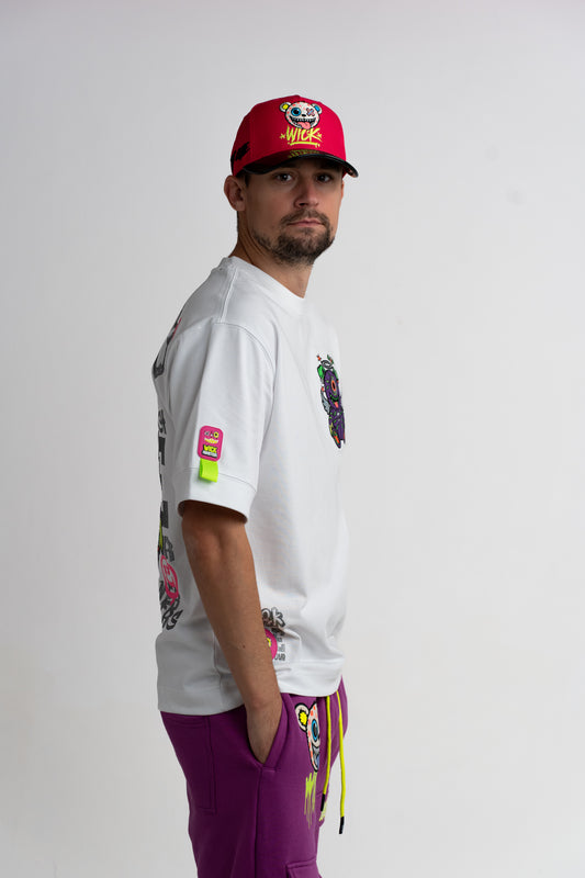 NEON ICE TOXIC CAP PINK & BLACK