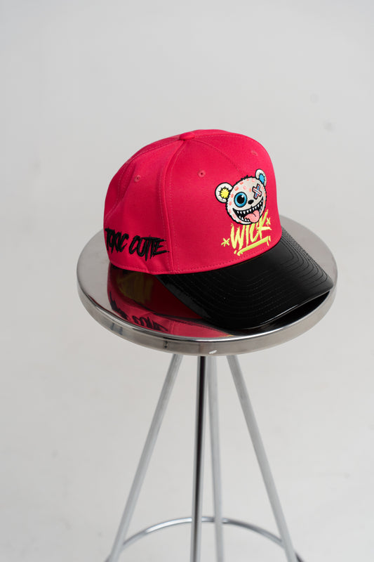 NEON ICE TOXIC CAP PINK & BLACK