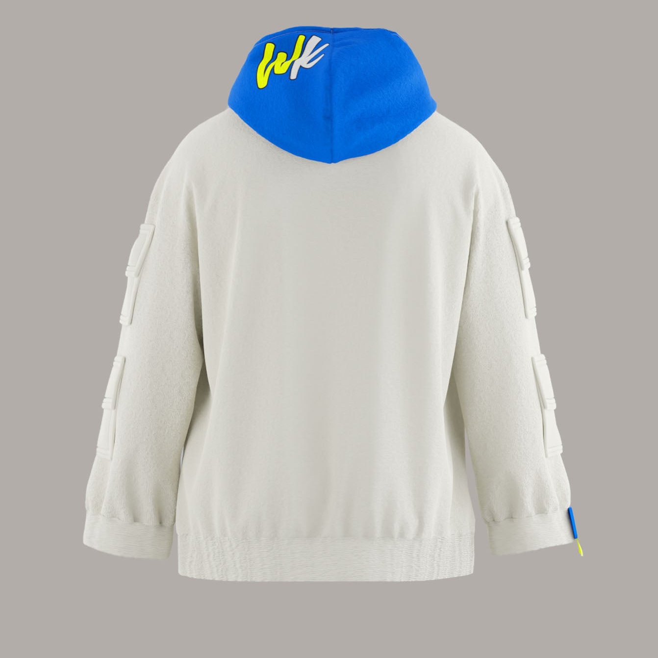 OFF WHITE & BLUE HOODIE