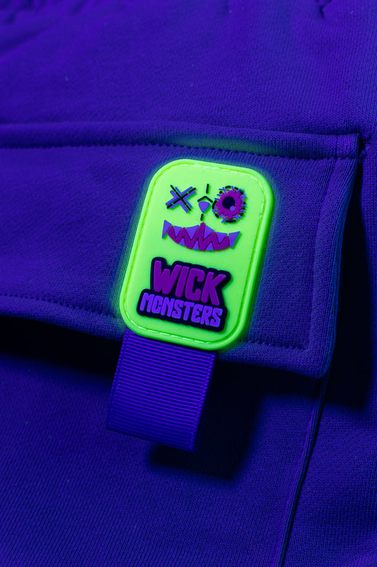 NIGHT RIDERS LOGO SHORTS YELLOW