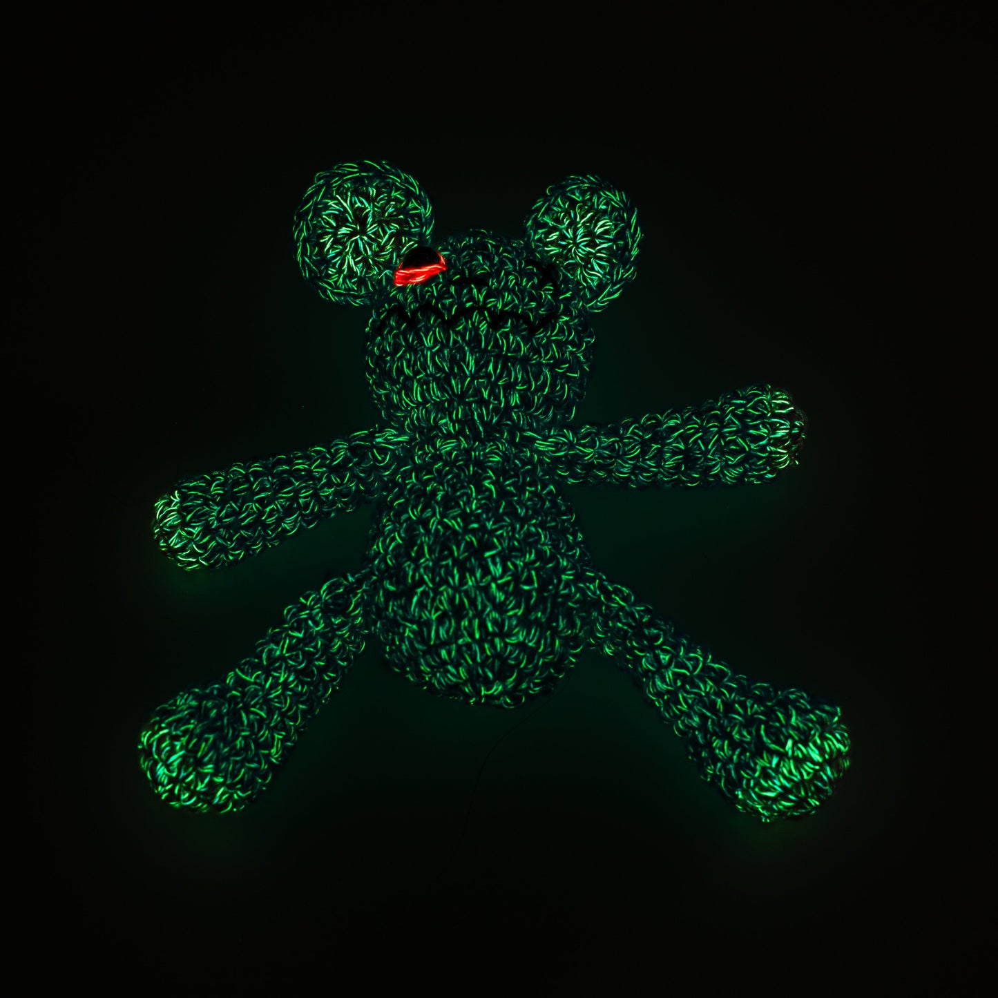 MONSTERS AMIGURUMI CROCHET BLUE GREEN