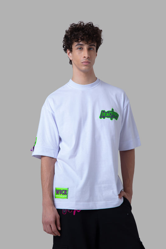 NIGHT RIDERS CHAIN T-SHIRT WHITE