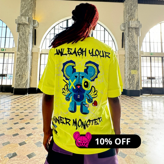 YELLOW NEON OVERSIZED T-SHIRT