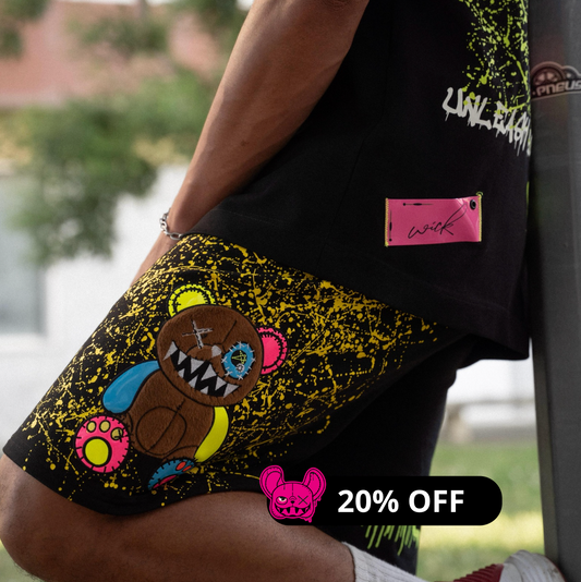 SHORTS NR BEAR BLACK