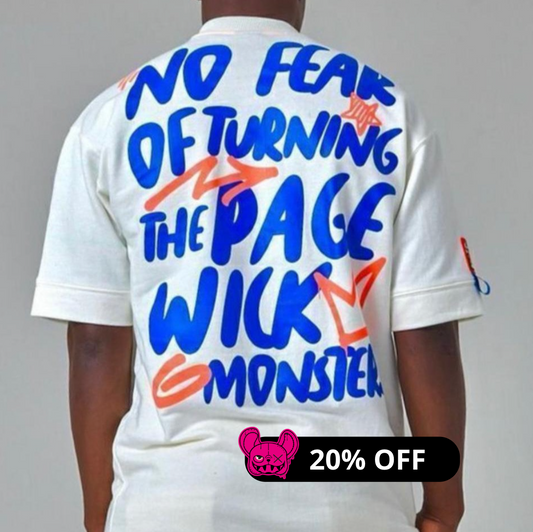 OVERSIZED NR NO FEAR WHITE