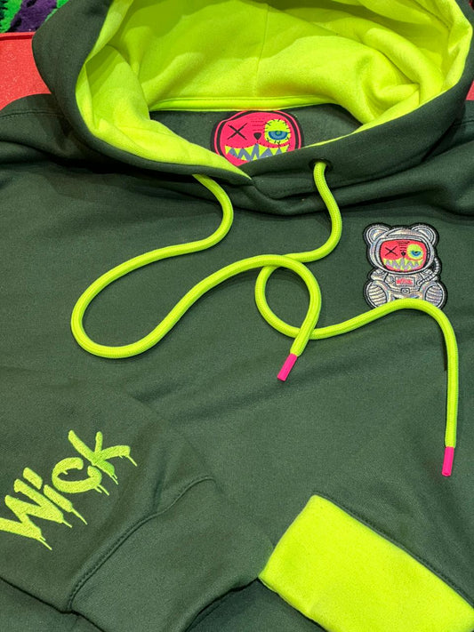 GREEN SPACE HOODIE MOSS GREEN