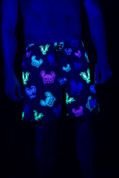 SWIM SHORTS NR BLACK MONSTERS