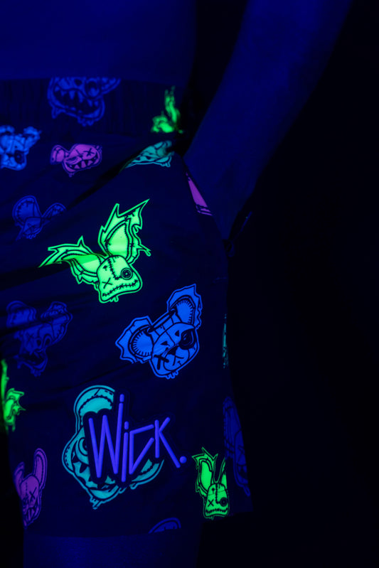 NIGHT RIDERS SWIM SHORTS BLACK