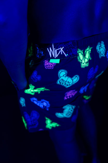 SWIM SHORTS NR BLACK MONSTERS