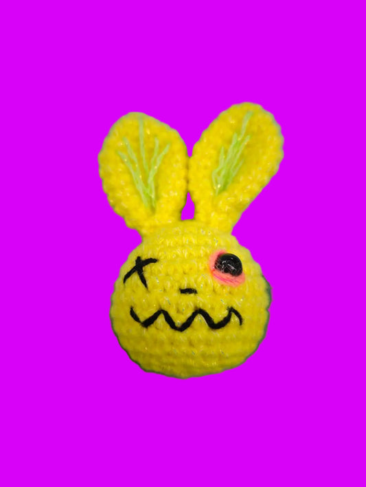 Amigurumi Yellow Keyring