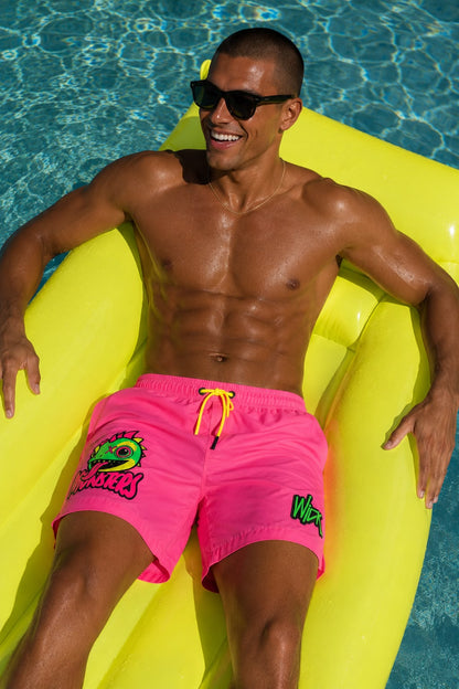 CHAMELEON PINK SWIM SHORTS
