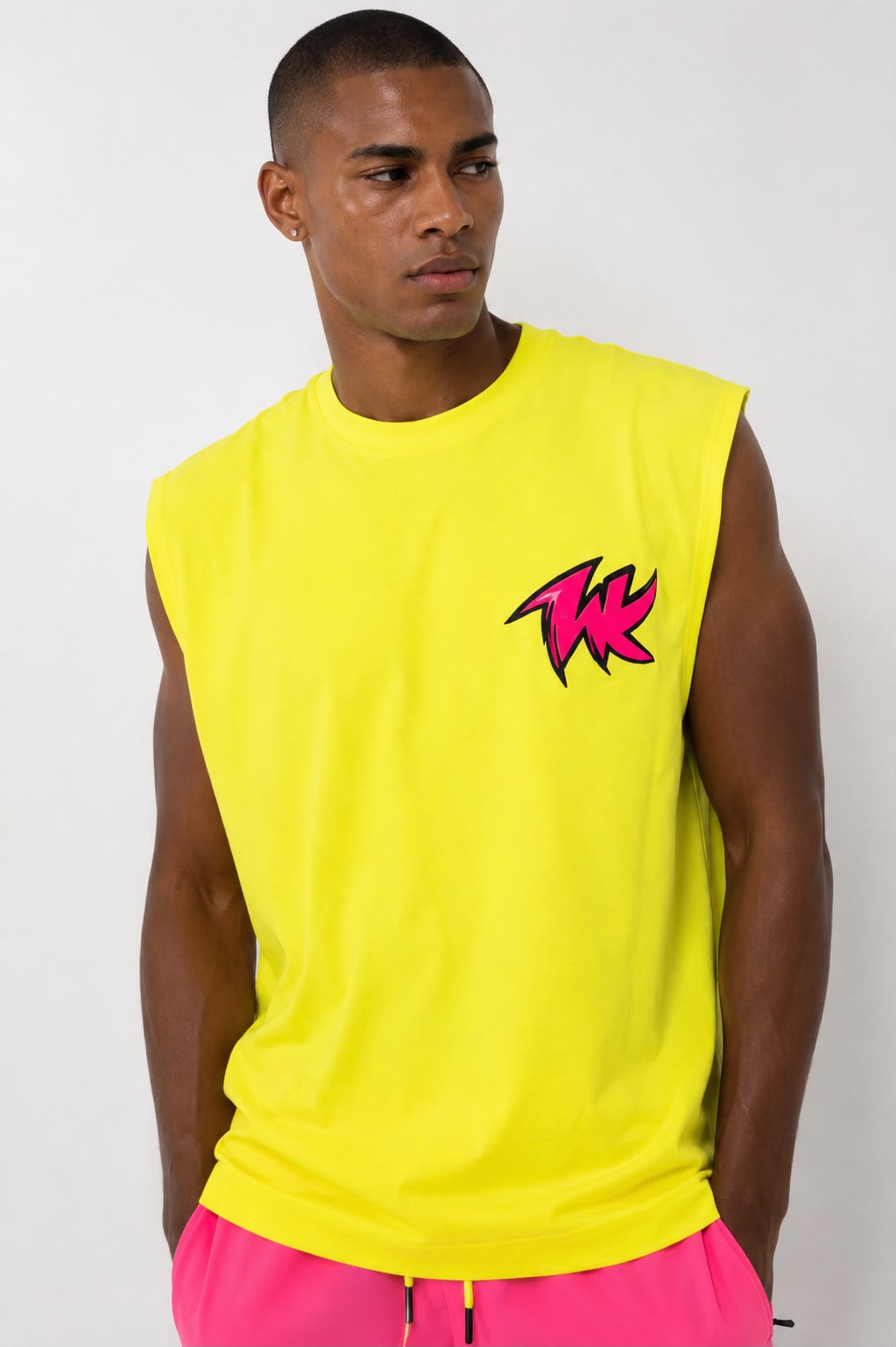 TANK TOP YELLOW NEON BASIC