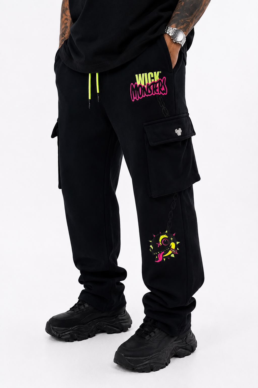 Royal Chameleon Black Pants