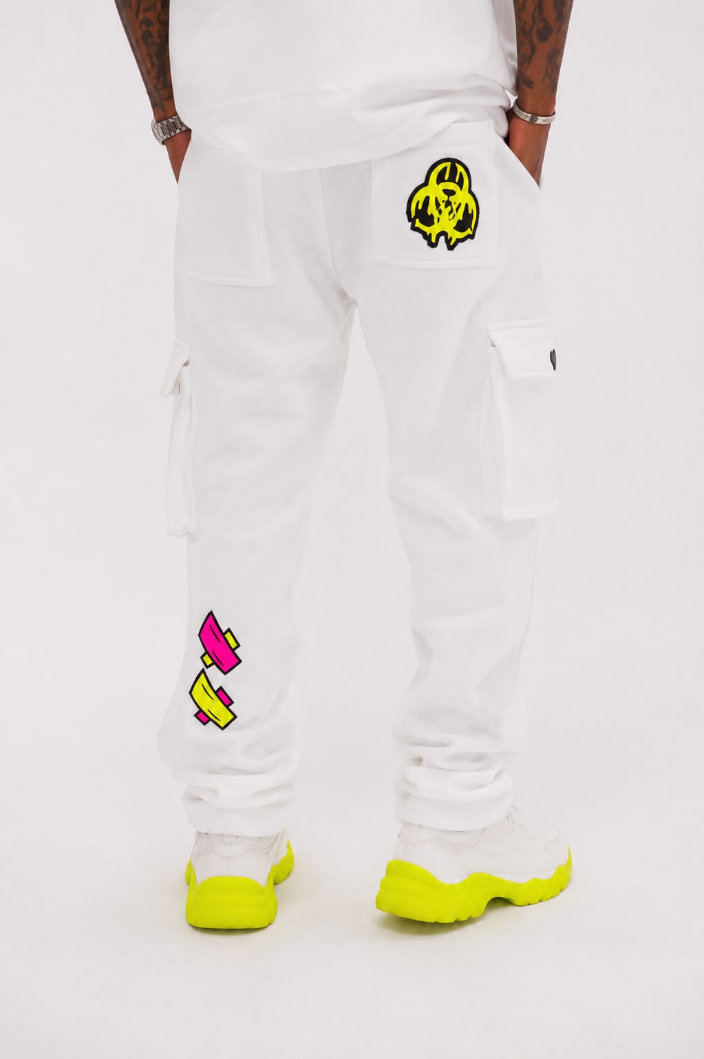 Royal Chameleon White Pants