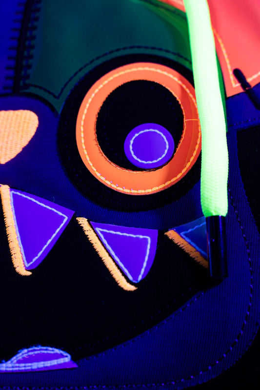 MIDNIGHT HAZE HOODIE PURPLE & BLACK