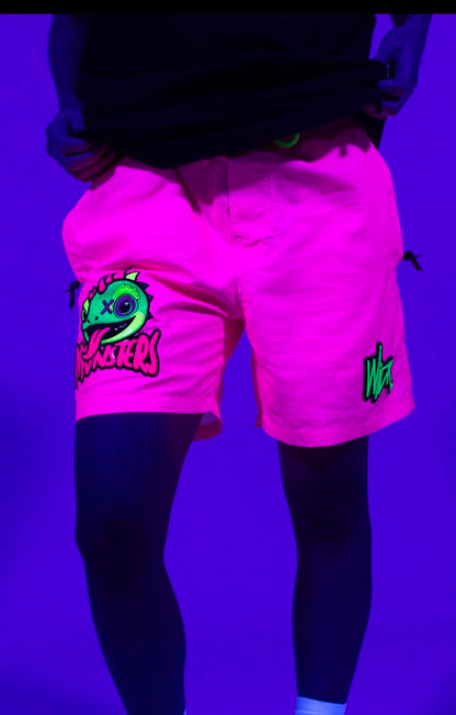CHAMELEON PINK SWIM SHORTS