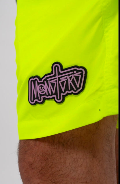 LION YELLOW SWIM SHORTS
