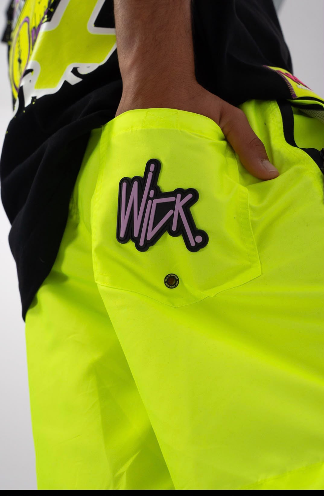 LION YELLOW SWIM SHORTS