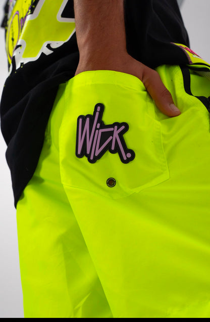 LION YELLOW SWIM SHORTS