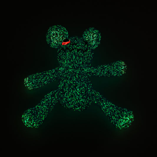 Amigurumi Collectible Blue glowing in the dark