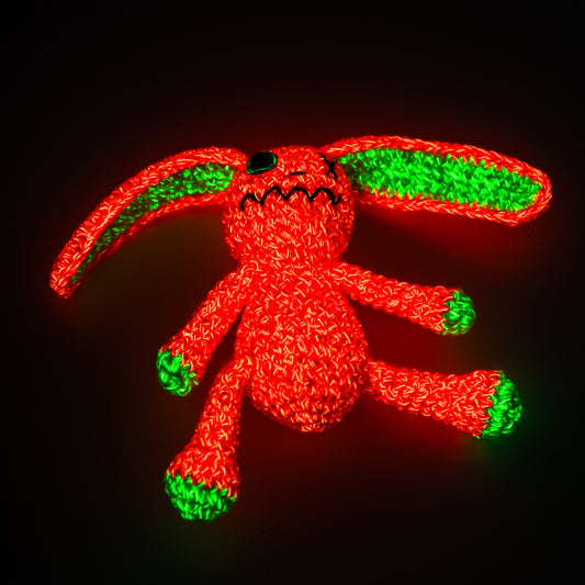 Amigurumi Collectible Orange glowing in the dark