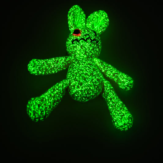 Amigurumi Collectible Yellow glowing in the dark