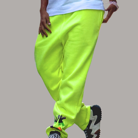 NEON YELLOW SWEATPANTS