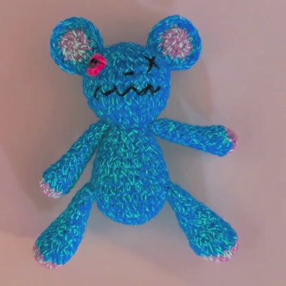 MONSTERS AMIGURUMI CROCHET BLUE